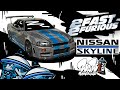 Manga 2 Fast 2 Furious Tribute Spray Paint Nissan Skyline