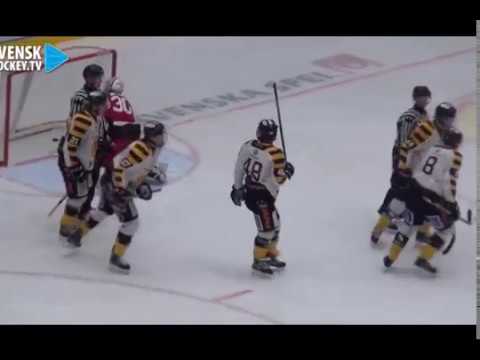 Skelleftea's Eriksson shows his goal-scoring ability