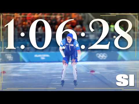 Jordan Stolz sets 1,000-meter Olympic Speed Skating Record | Daily Rings