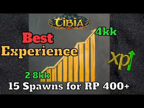 Where to hunt a Level 400 Paladin [Tibia Solo RP]