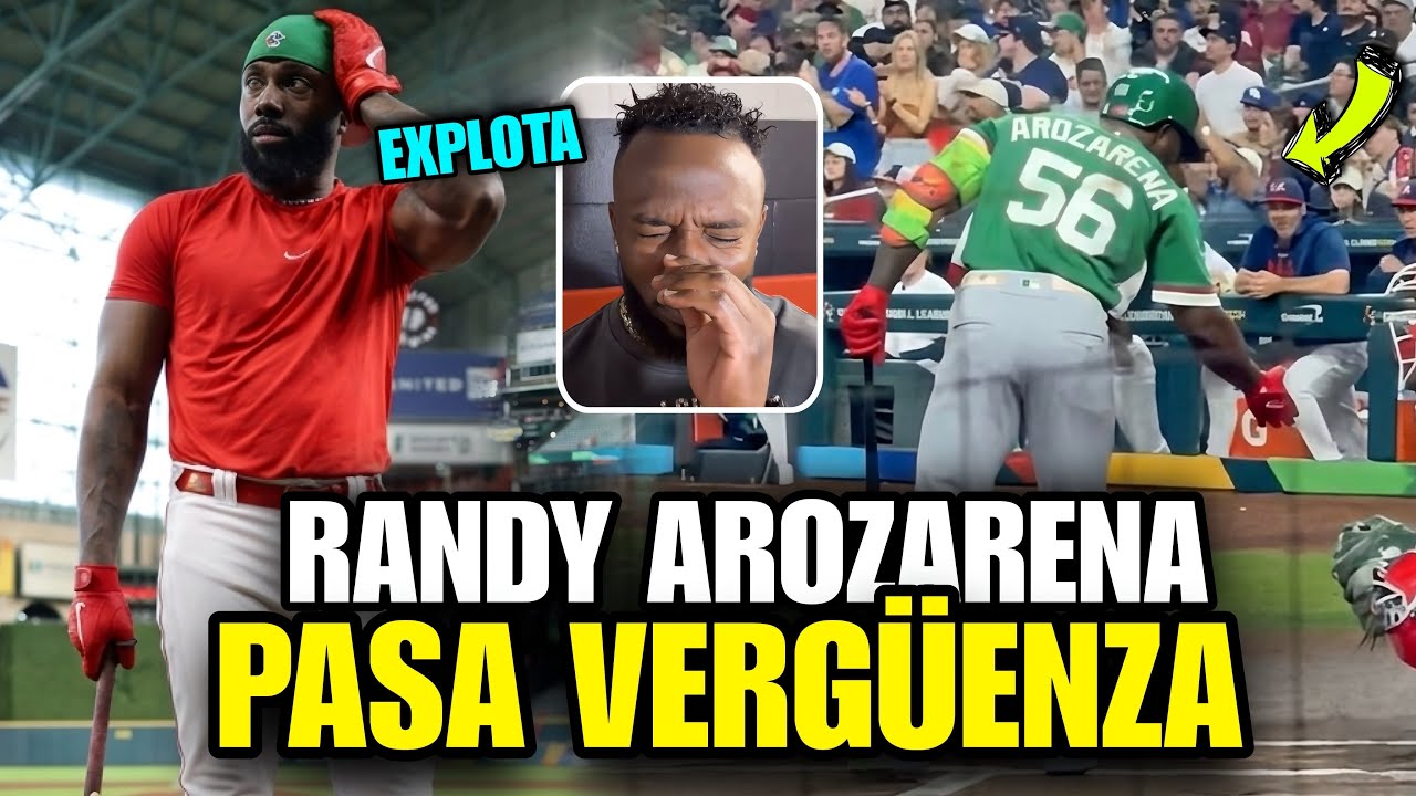 RANDY AROZARENA VUELVE A PASAR VERGÜENZA Y SE MOLESTA CON CAL RALEIGH LUEGO DEL JUEGO DE MEXICO