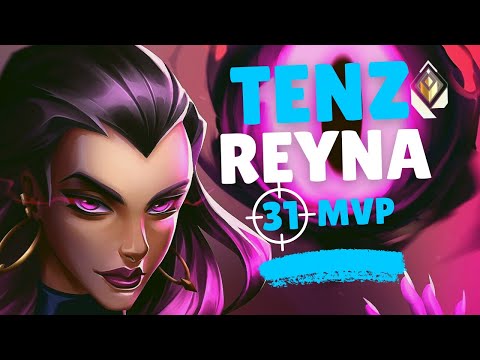 SEN TENZ PLAYS RANKED REYNA ON SPLIT | 31 ELIMS MVP - VALORANT