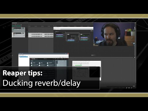 Reaper tips: ducking reverb \ delay (for free)