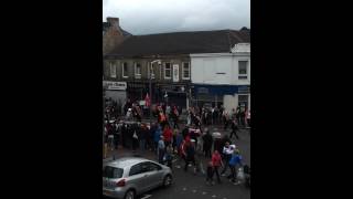 preview picture of video 'wishaw evening parade after big walk 2012'