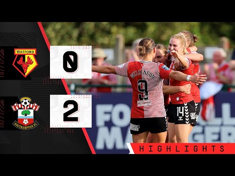 WOMEN'S HIGHLIGHTS: Watford 0-2 Saints | Barclays Women's Championship