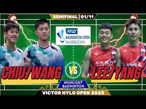 🔥 SO DRAMASIC 🔥 CHIU/WANG 🇹🇼 vs LEE/YANG 🇹🇼 | SF Victor Hylo Open 2025 | HD QUALITY 1080p