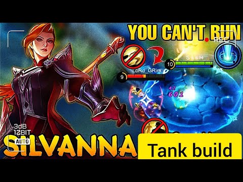 New Meta Silvana tank build #mobilelegends
