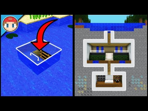 Smithers Boss - Build Underwater Secret Base - Easy Hidden House Tutorial!