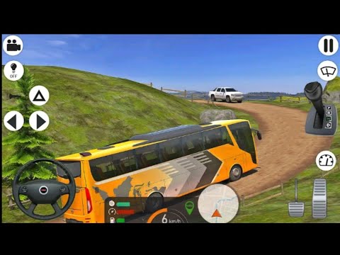 Modern Bus Driving: Offroad Coach Driver Simulator: impossible driving.