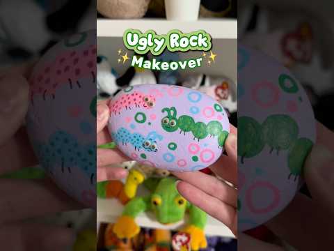 Let&rsquo;s fix this ugly rock I painted 🤢 #youtubeshorts #fyp #makeover