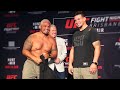 UFC Brisbane: Mark Hunt vs Frank Mir Funny Staredown