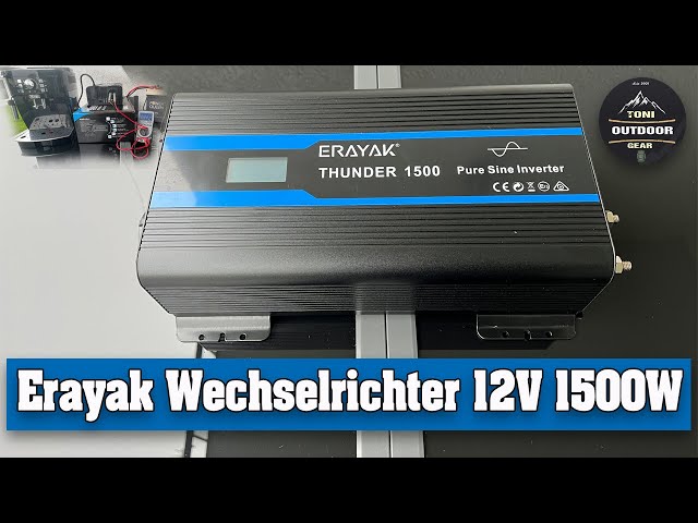 ERAYAK Convertisseur 12V 220V Pur Sinus 1500W/3000W Onduleur a Onde  Sinusoidale Pure Transformateur avec Telecommande & Doubl - Cdiscount Auto