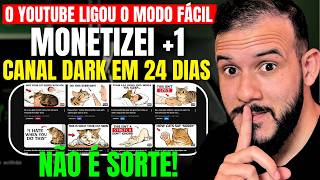O YOUTUBE ESTÁ NO MODO FÁCIL: MONETIZEI +1 CANAL DARK PARA PROVAR QUE NÃO É SORTE (REPLIQUE AGORA)