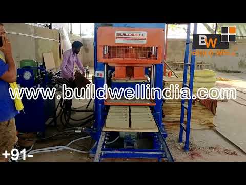 Buildwell 6 bricks making automatic machine