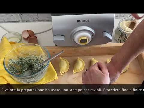 Ravioli fatti in casa โ ricetta con Pasta Maker-