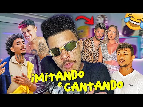 IMITANDO VOZES E CANTANDO MÚSICAS FAMOSAS !! (MD Chefe, Xamã, Zé Felipe, Pabllo Vittar e +)