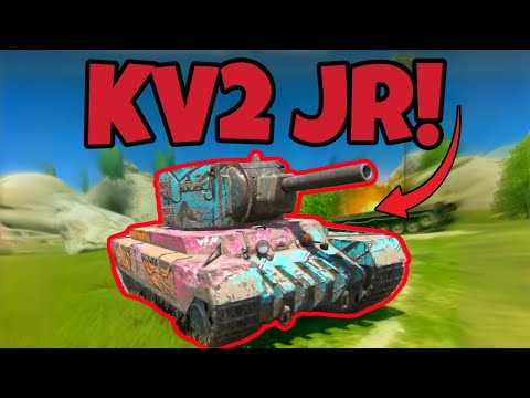 NOWE KV2 JEST OP?! | KV2 JR | WOT BLITZ