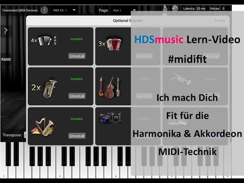 #midifit 005 - HDS iSound App im iPad.