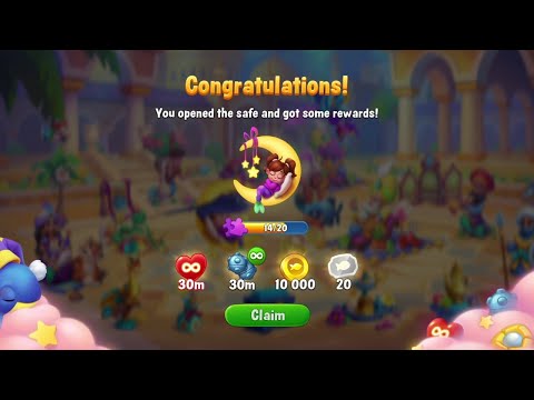 @Fishdom Win Strikes Level 7030 - Special Level 7032 Challenge, Got 30Min FREE Bombs