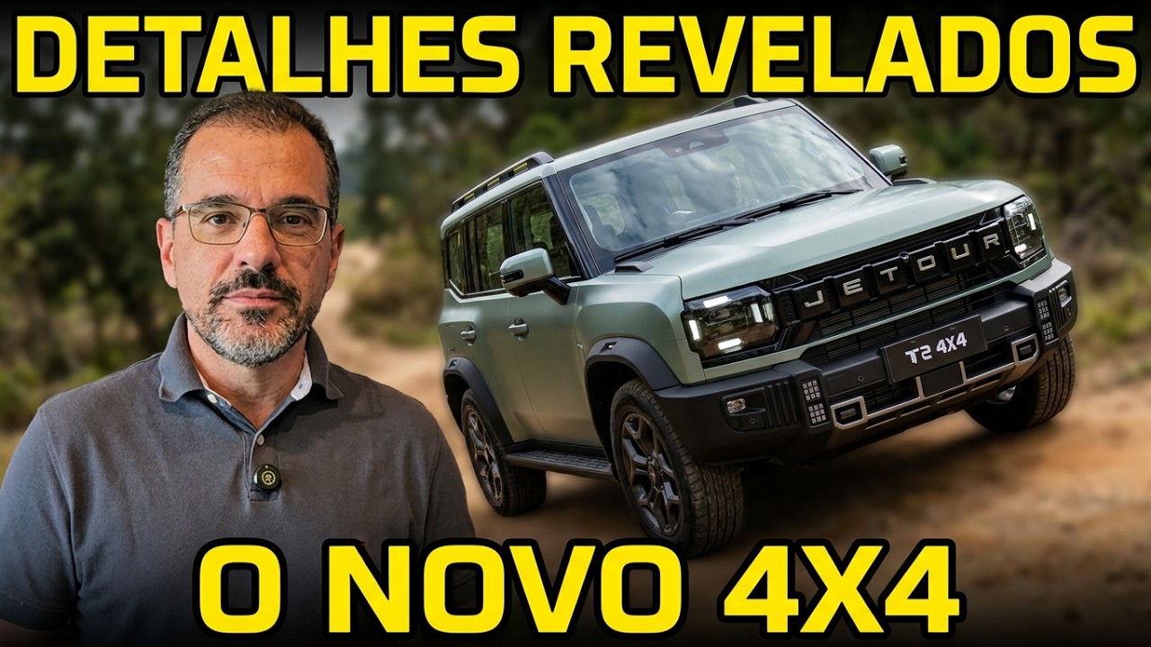 Jetour T2 agora com tração 4x4 - Todos os detalhes