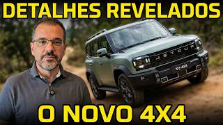 Jetour T2 agora com tração 4x4 - Detalhes