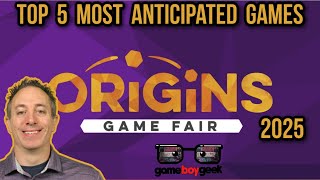 Top 5 Most Anticipated Board Games at the Origins Game Fair 2025