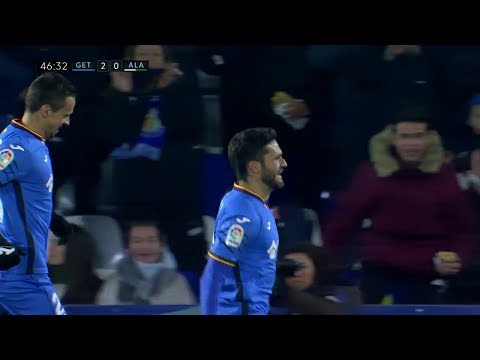 Golazo de Jorge Molina en el Getafe 4 - Alavés 0 | Audio: Jordi Dominguez | 18-19