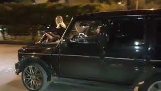 Download lagu Russian girl🇷🇺 with monster G63 amg 🖤🔥 mp3