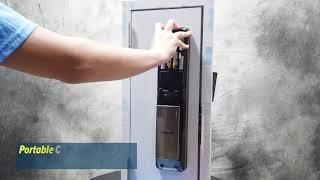 Samsung SHP DP609 Digital Door Lock -Portable Charging & Emergency Power Supply Tutorial (Singapore)