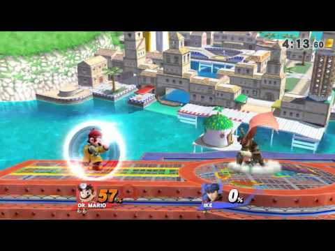 Smash 4 Dr. Mario vs Ike - For Glory - I can play defensive too, guy!