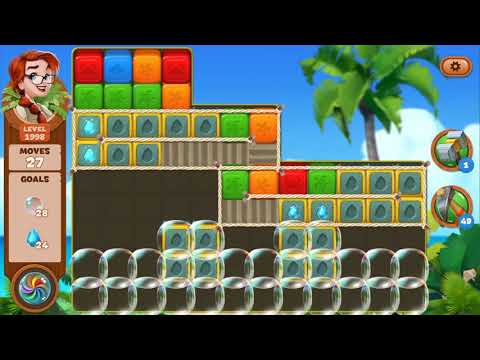 Lost Island Blast Adventure Level 1998 NO BOOSTERS - A S GAMING ✔️