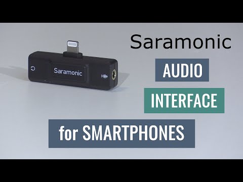 Saramonic SR-EA2D Lightning Audio Interface with 3.5mm TRS or TRRS Mic Input and 3.5mm Headphone Out for Apple iPhones and iPads with Lightning, Black video review thumbnail