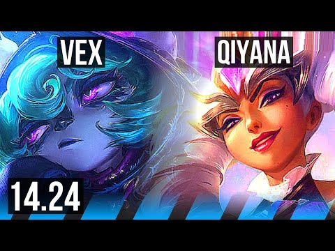 VEX vs QIYANA (MID) | KR Grandmaster | 14.24