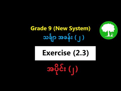 Grade 9 Mathematics 1 Chapter(2) Exercise (2.3) Part (2) | Yinn Academy