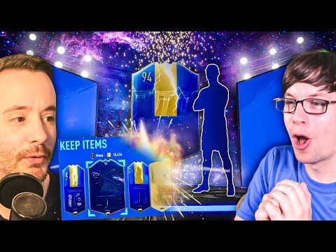 THIS CRAZY BLUE PACK LUCK SPREE IS INSANE!!! - FIFA 19 Ultimate Team Pack Opening