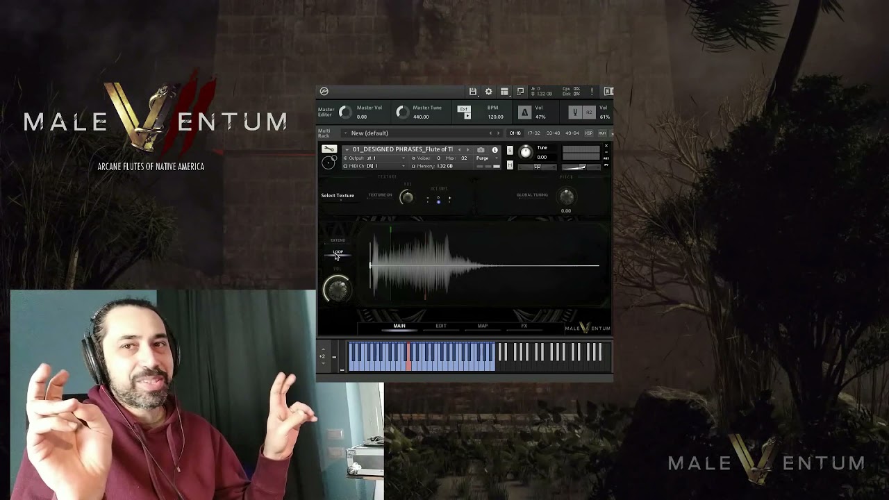 MALEVENTUM 2 - Flute Phrases & SFX Module Demonstration - Kontakt VST/AU/AAX