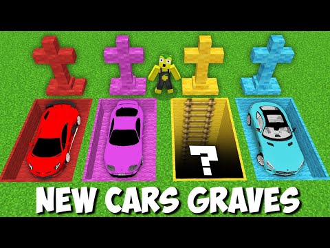 SURVIVE in SECRET SUPERCARS GRAVE in Minecraft ! VEHICLE HOUSE !