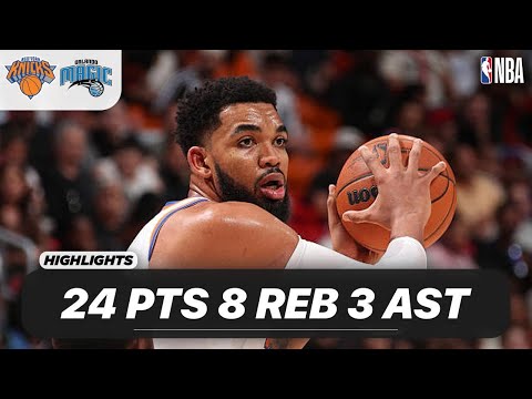 Karl-Anthony Towns vs Orlando Magic | 24 PTS 8 REB 3 AST | NBA 11-22-2025 Highlights