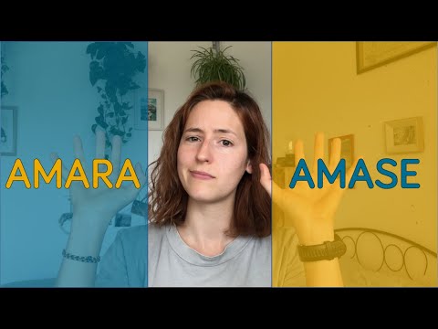 AMARA y AMASE - NO son IGUAL -DIFERENCIAS de las formas en -RA y en -SE del IMPERFECTO DE SUBJUNTIVO