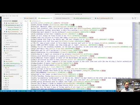 Week 9 - Collecting Data from APIs