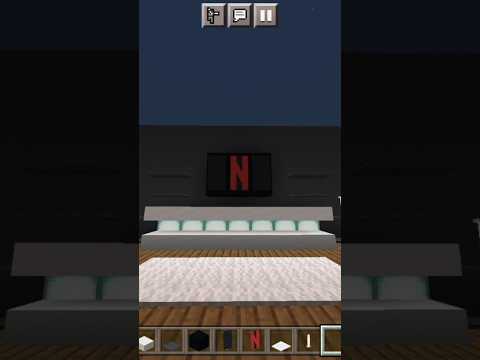 UNREAL! Making a TV in Minecraft 📺 #shorts