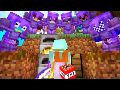 Minecraft Speedrunner VS 6 NETHERITE Juggernauts (REUPLOAD)