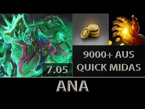 ana [Necrophos] Fast Farm ► 9K AUS Quick Midas ► Dota 2 [7.05]