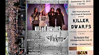 #8&#9of14-"KiLLeR DWaRFs"-"Nothin' Gets Nothin'"&"Heavy Mental Breakdown"-Rockpile-Toronto-19Sep2015