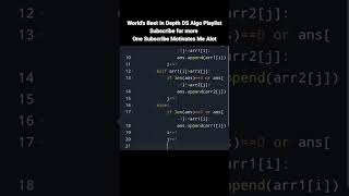 Dsa Problem - 9 | Arrays | Union of two sorted arrays #live #dsa #problemsolving