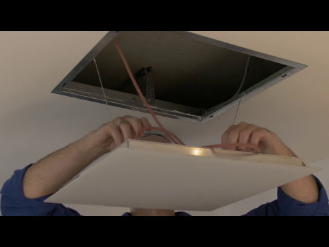 Vidéo d'installation d'un Vitramo à intégrer au plafond