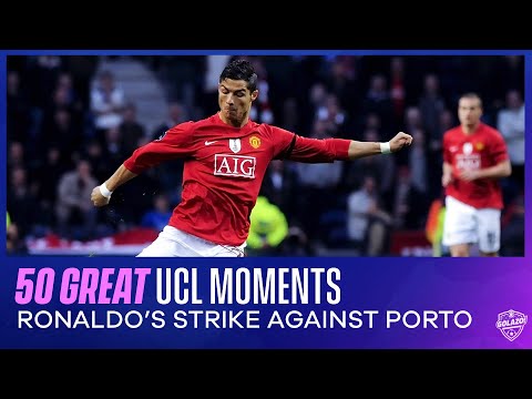 50 Great UCL Moments: Ronaldo's Insane Strike Against Porto in 2009 | CBS Sports Golazo