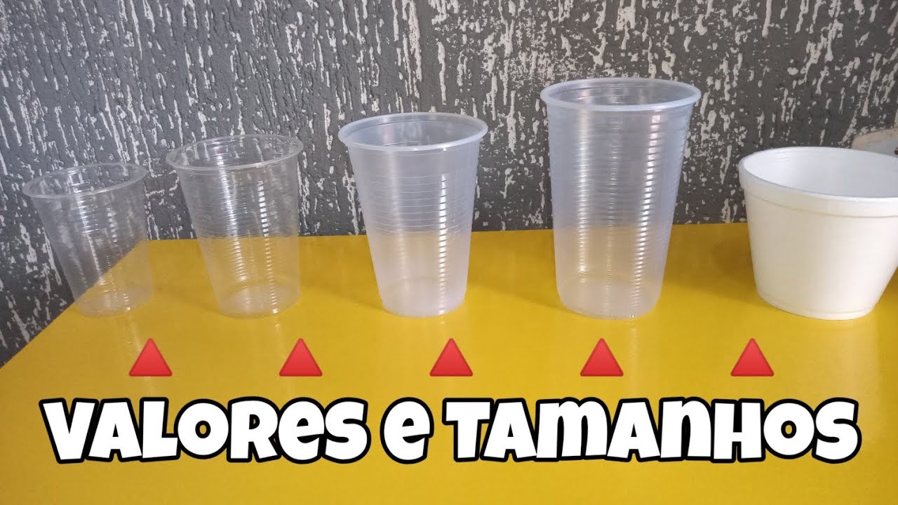 QUAL VALOR COBRAR EM CADA COPO DE AÇAÍ | TAMANHOS DE COPOS QUE TRABALHAMOS