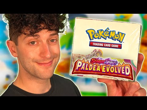 Opening a Paldea Evolved Booster Box (wild Hit Rates!)