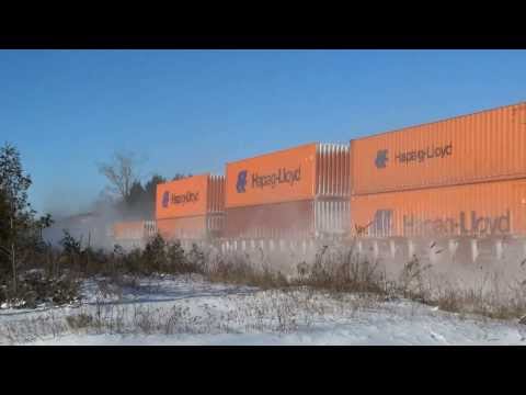union pacific  5136  on cp stack train prestonville rd courtice ont